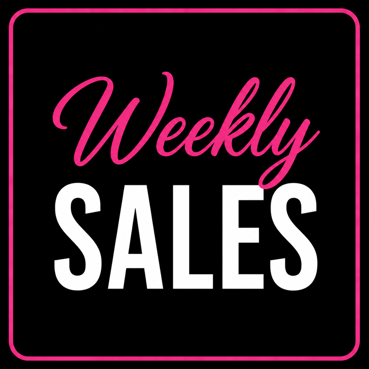 Weekly sales