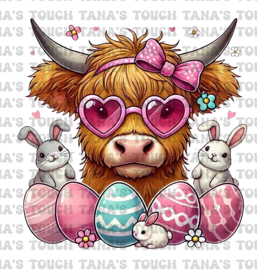 Easter Cow DTF PRINT