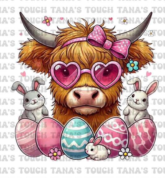 Easter Cow DTF PRINT