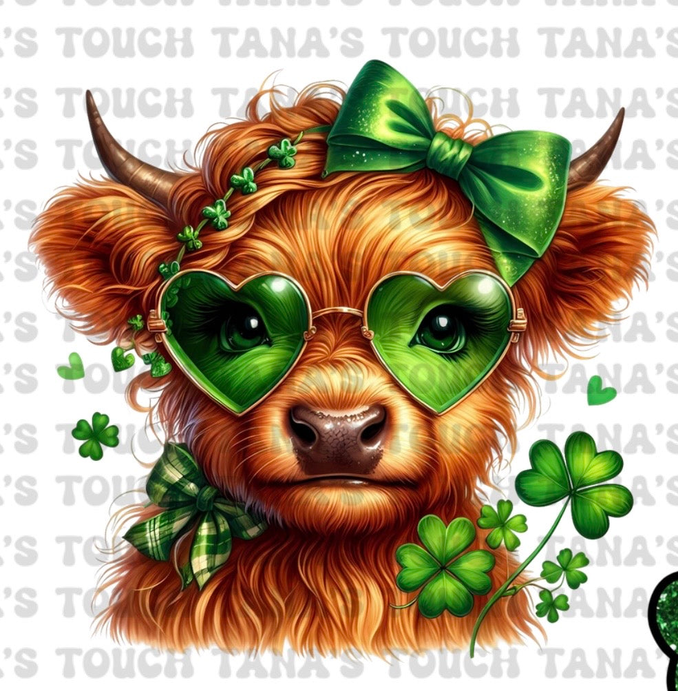 St. Patrick’s Day COW DTF PRINT