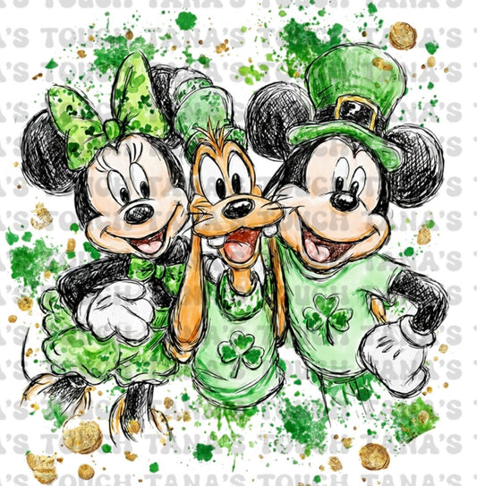 St. Patrick’s Day MOUSE DTF PRINT